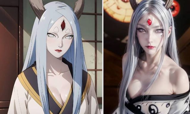 Ai tái hiện nữ thần thỏ Kaguya trong Naruto với cửa sổ tâm hồn đầy mê hoặc